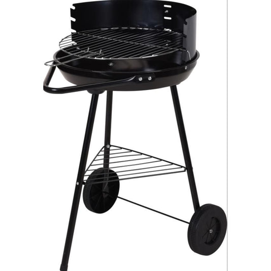Czarny grill węglowy 40x45xh70cm,(Por omisión)
