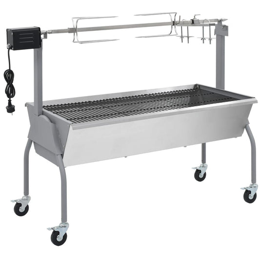 Grill Vidaxl z rożnem i silnikiem elektrycznym(Por omisión)