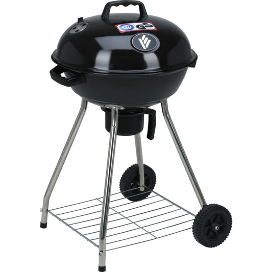 Grill węglowy na kółkach Progarden, czarny, 45 cm(Por omisión)